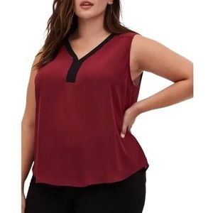 Torrid Colorblock Lightweight Business Casual‎ Layer Sleeveless Tank Size 3X